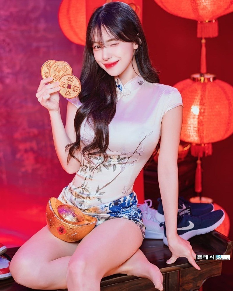 ㅇㅎ)이다혜 대만 치어리더 타이트한 치파오-18