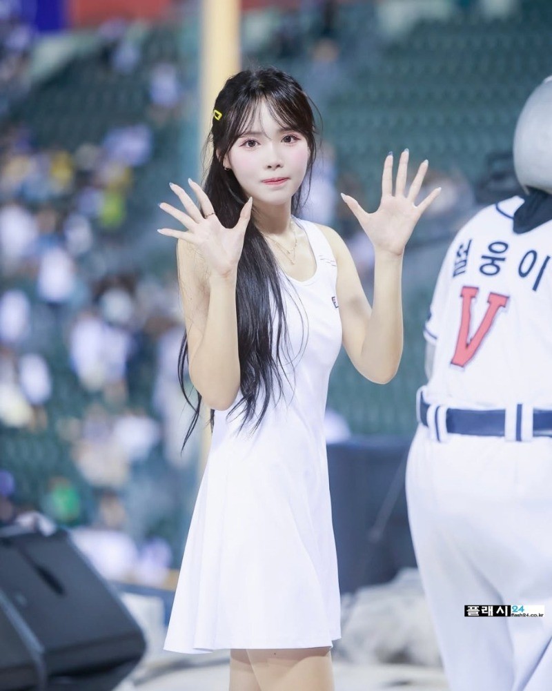 ㅇㅎ)인천공항 점보스 치어리더 문혜진 청량감-11