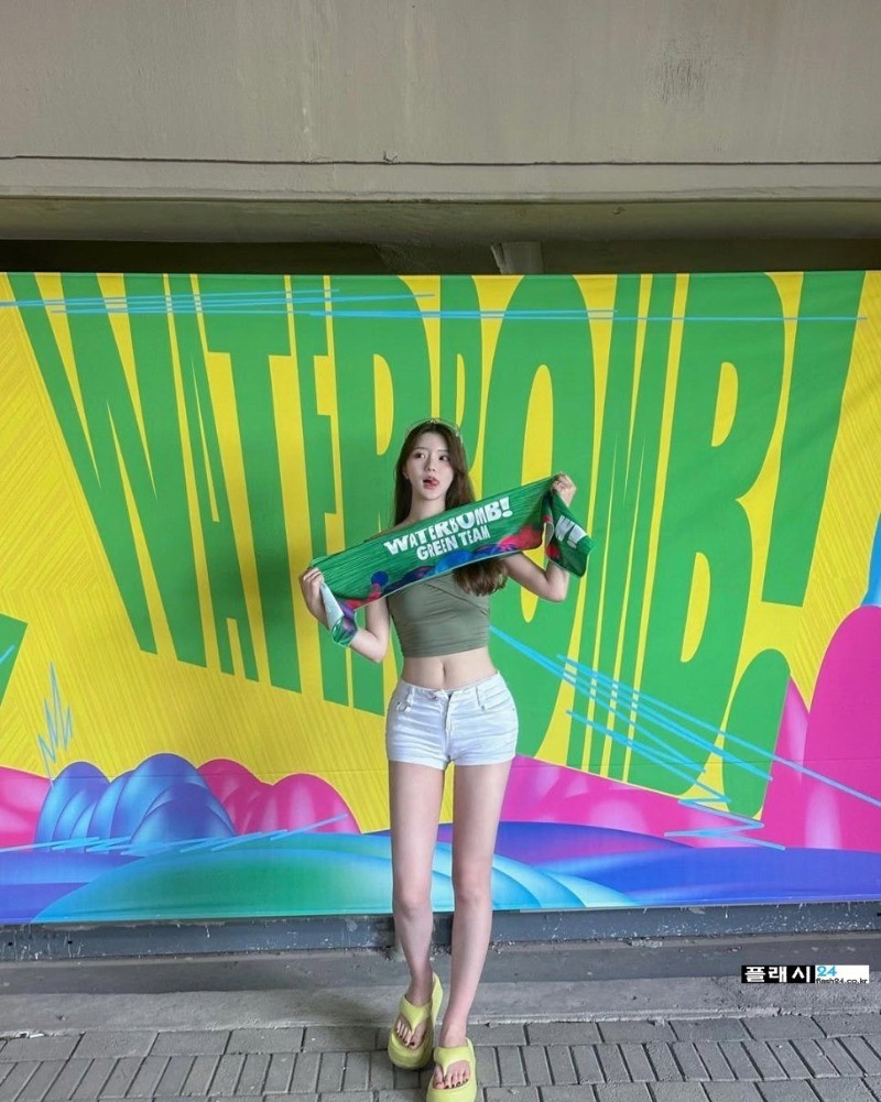 치어리더 윤지나 데이트 여친룩-3