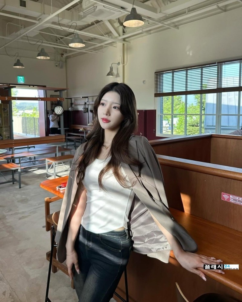 치어리더 윤지나 데이트 여친룩-4