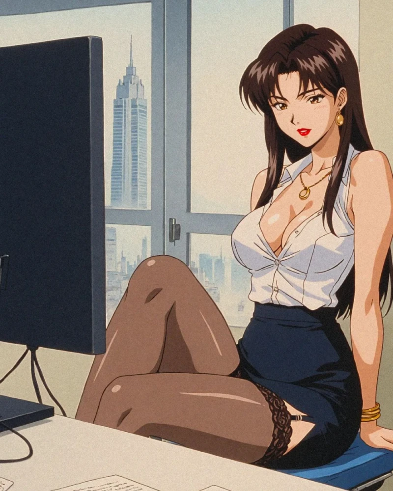 90년대 그림체로 만들었다는 ai 야짤-3